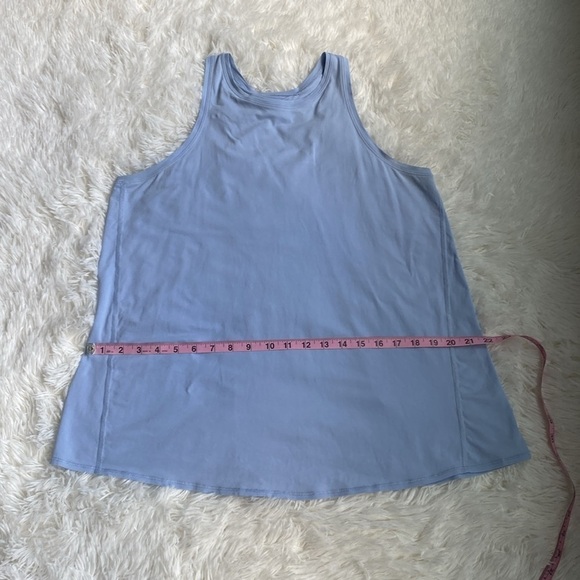 Lululemon Racerback Open Back Tank. Light blue. Size 10. - Picture 3 of 7